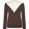 ZOSO 235 Roos Luxury Knitted Sweater Brown/Off-White