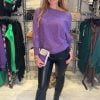 Noa Glitter Sweater Purple