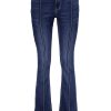Geisha 31501-10 Jeans Flair Seam Mid Blue Denim