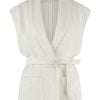 Tramontana Q14-11-801 Vest Self Fabric Waistband Off White
