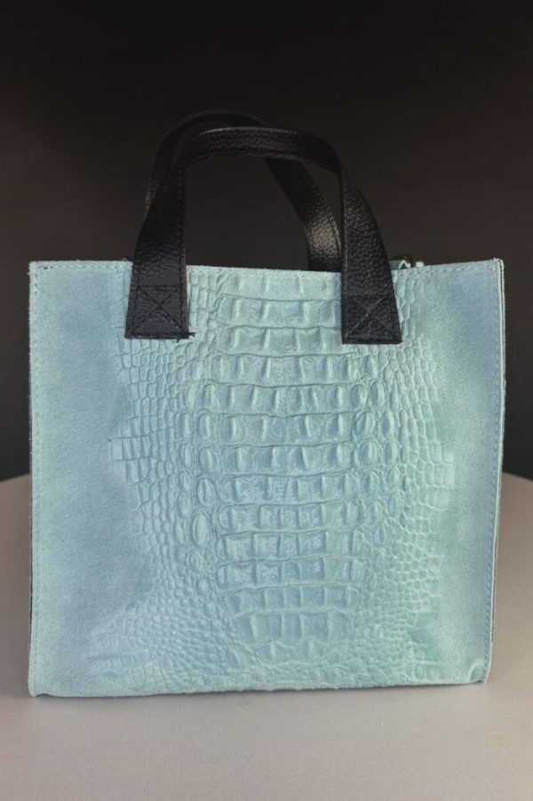 Sara Leather Coco Bag Blue