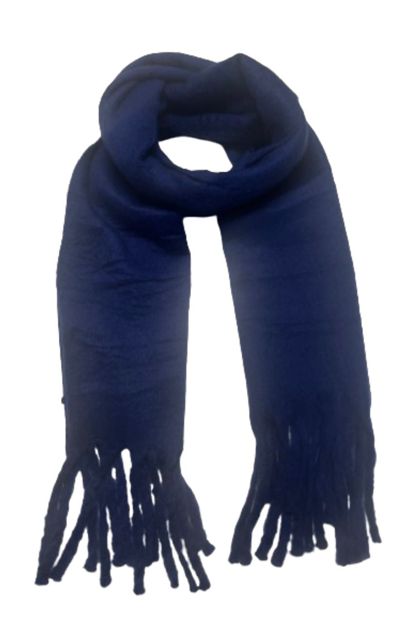 Plain Sjaal Blauw