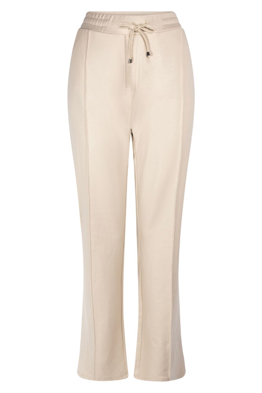 ZOSO 241 Vince Coated Luxury Flair Trouser Sand